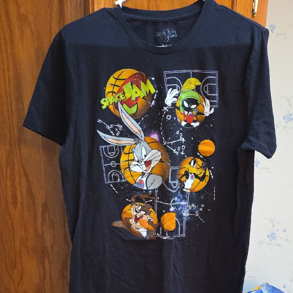 Space Jam Black Graphic Tee